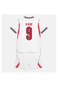 Englanti Harry Kane #9 Jalkapallovaatteet Lasten Kotipeliasu MM-kisat 2026 Lyhythihainen (+ Lyhyet housut)